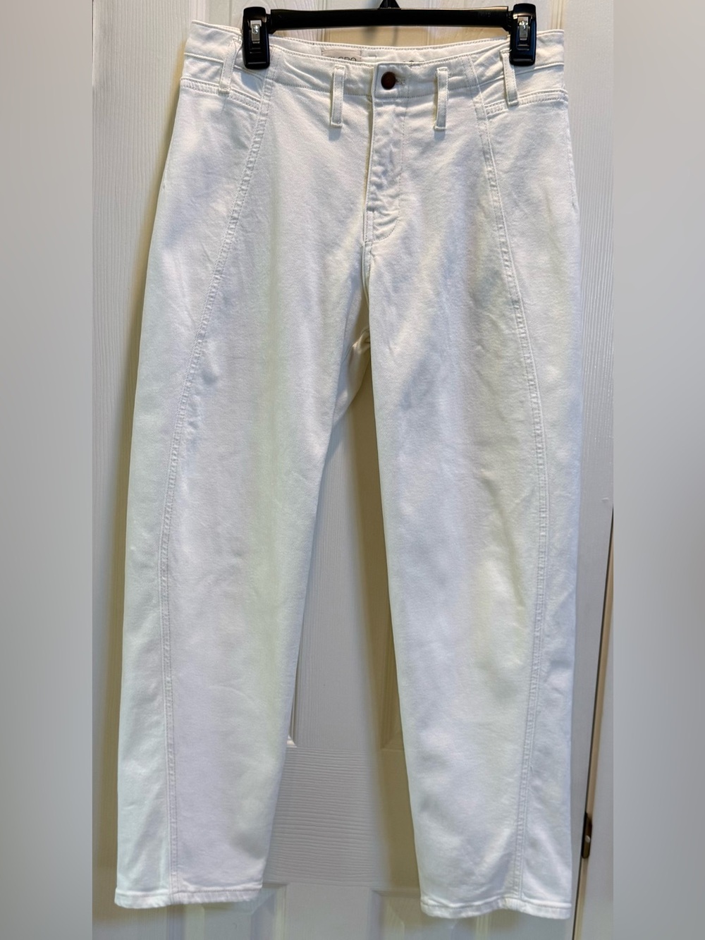 ANTHROPOLOGIE Pilcro Écru Barrel Jeans- size 26